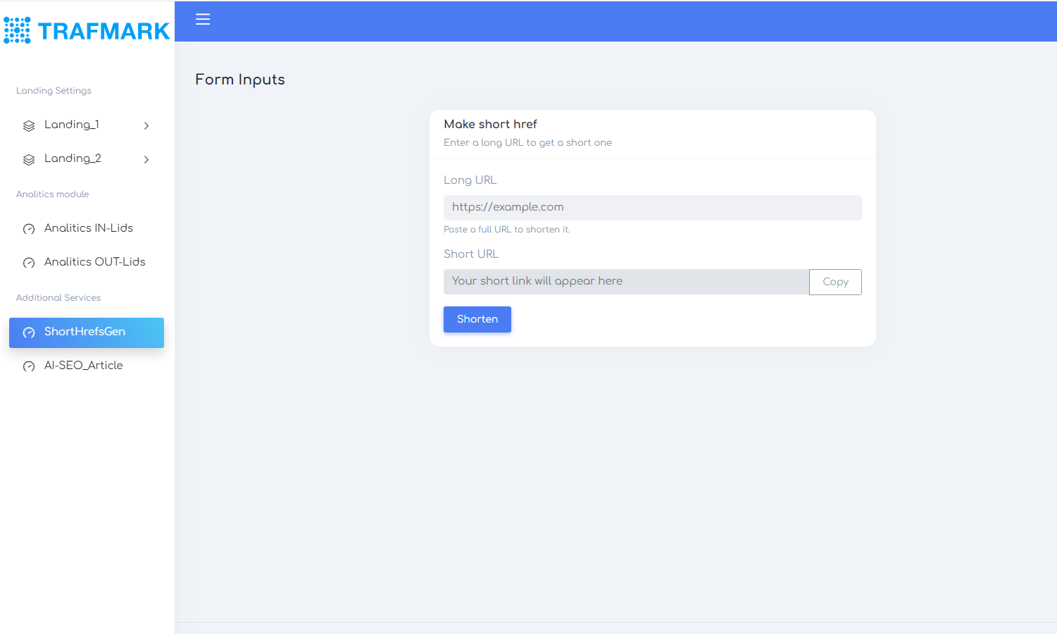 ShortHref Screenshot